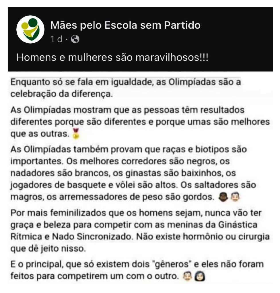 Redpill das Olimpíadas