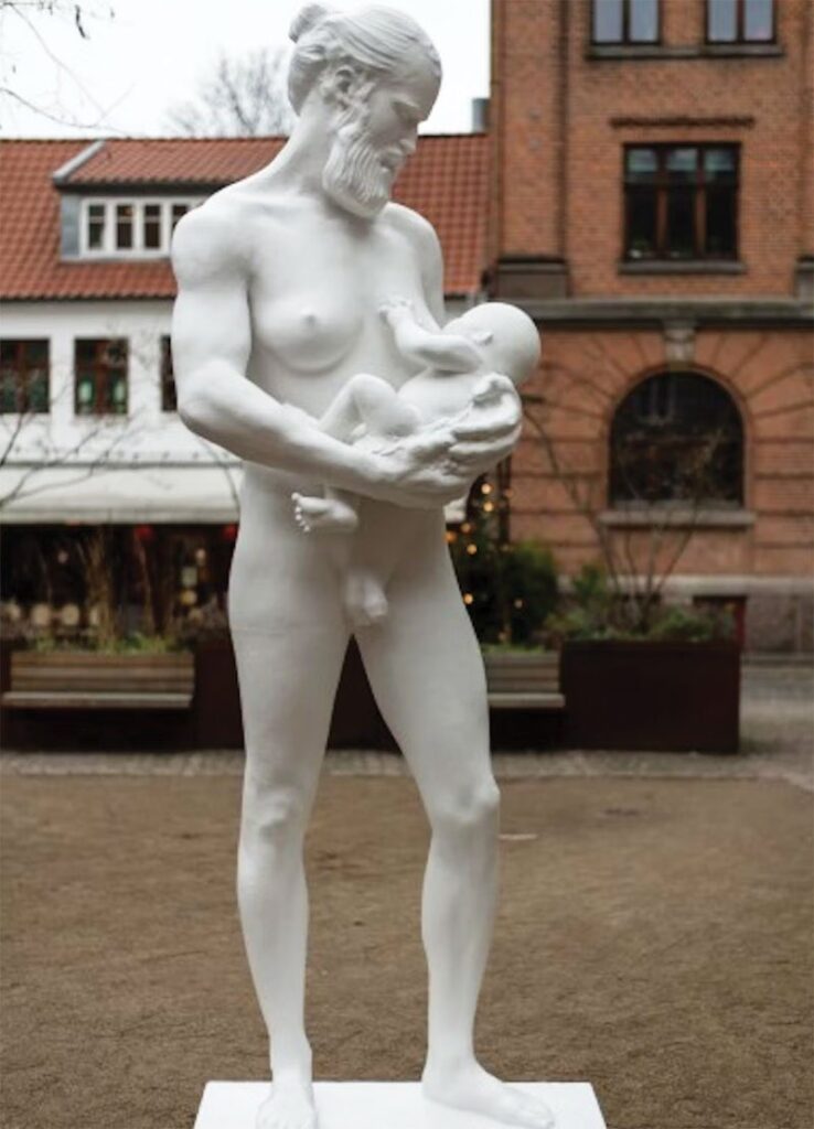 estátua no Museu de Gênero na Dinamarca